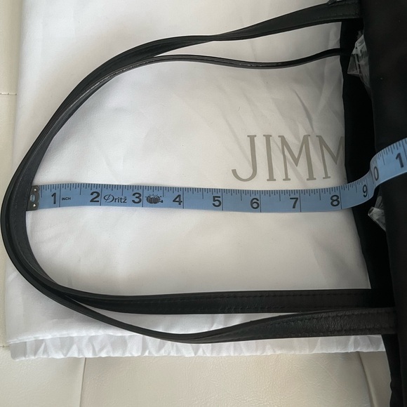 Jimmy Choo Candice Caulisse Nylon/Leather Bag- New - Picture 14 of 15